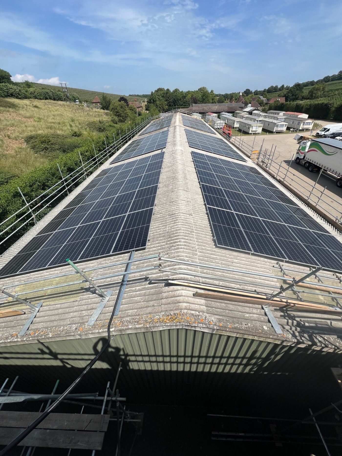 commercial solar PV install in Canterbury